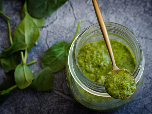 Spinatpesto