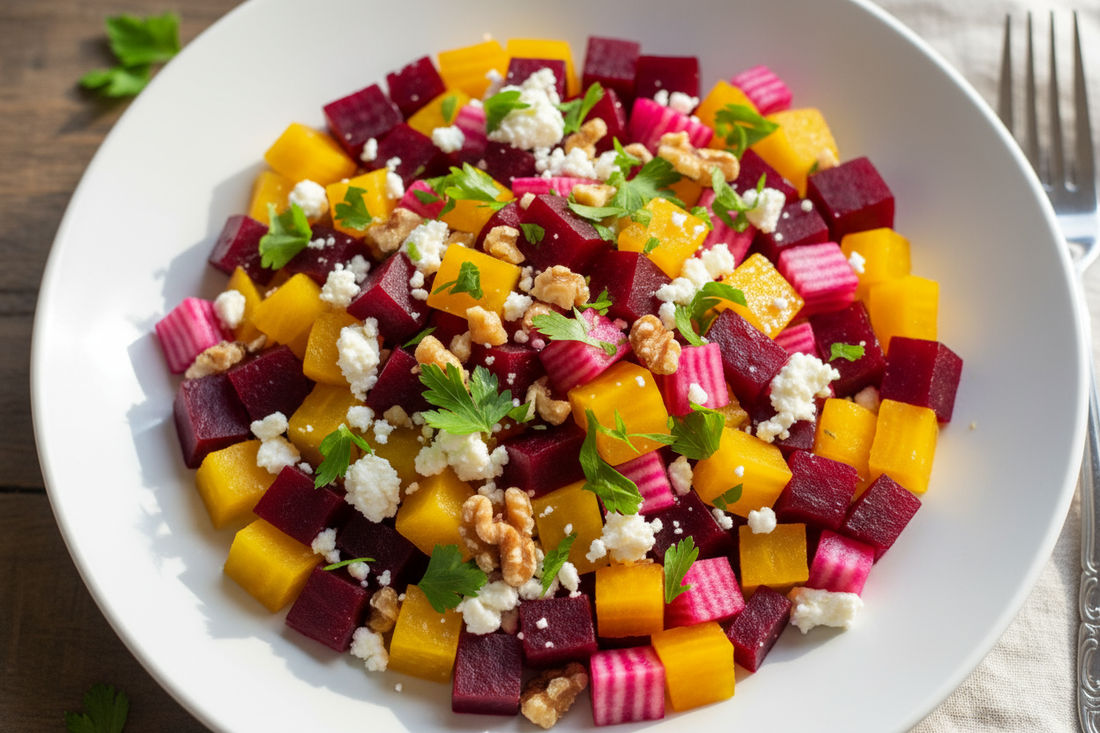 Schneller Bunte Beete Salat