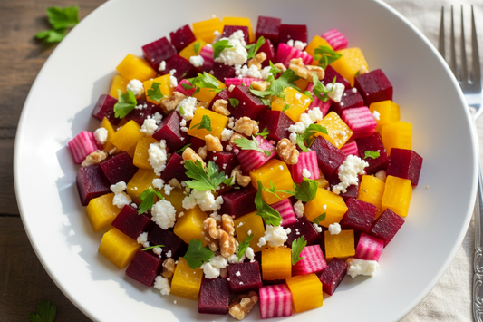 Schneller Bunte Beete Salat